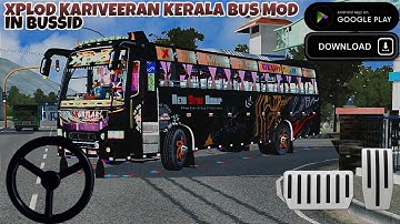XPLOD KARIVEERAN Kerala Bus Mod In Bus Simulator Indonesia - Bussid Bus Mod - Bussid Car Mod -Bussid