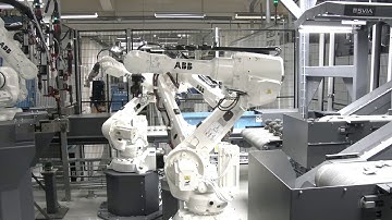 Assembly cell at Husqvarna using ABB