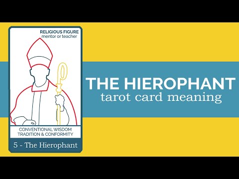 The Hierophant Tarot Card Meanings Explained HERE!