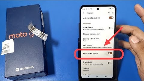 How to fix auto rotation problem in Moto G04s || Motorola G04s remove auto rotation