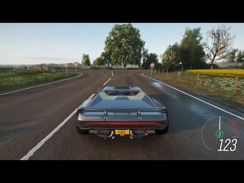 Forza Horizon 4 - 2058 Quadra Cyberpunk 2077 Turbo-R V-TECH Gameplay [Xbox Series X 4K 60FPS]