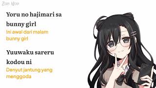 Bunny Girl - Gadis Kelinci | Lagu jepang Yang Enak Untuk Di Dengar / Lirik Dan Terjemahan