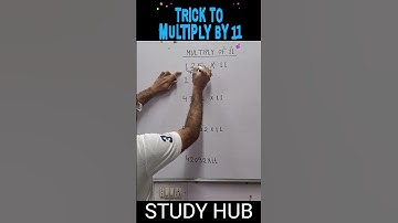 Multiply by 11 is a TRICK, not Math #studyhub #maths #shorts