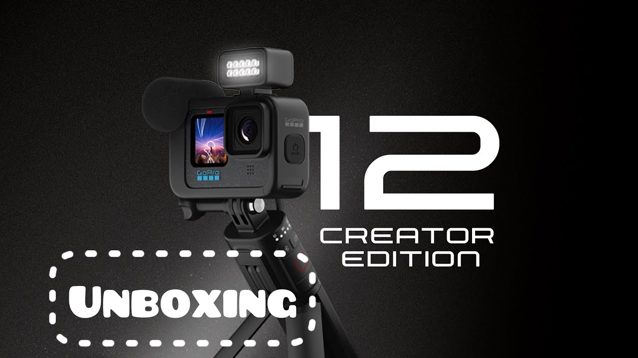 Unboxing GoPro Hero 12 Black- Creator Edition - All in One accessories 