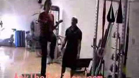 Dumbbell Lateral Step Ups w/ Biceps Curls