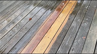 HOW TO: Winter Wood Deck Cleaning by Outside Cleaners 39,327 views 1 year ago 6 minutes, 23 seconds
