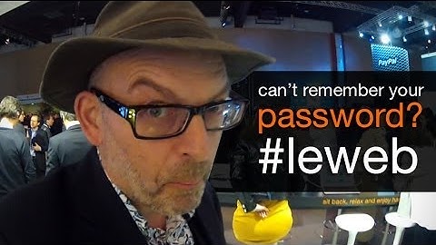 [EN] passwords: a security issue for business #leweb13 [video]