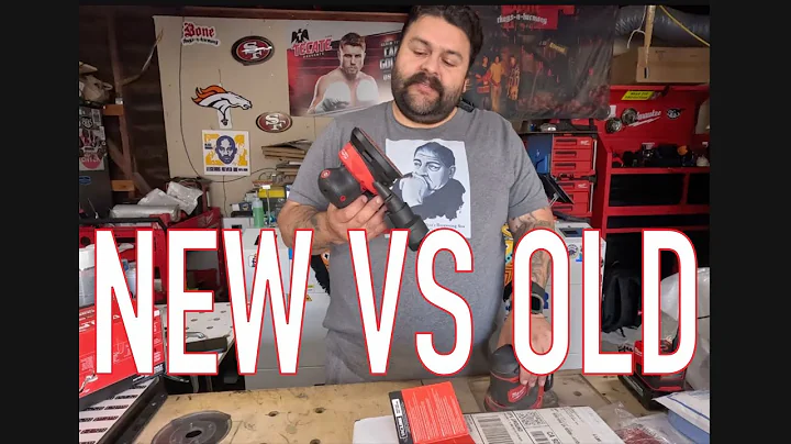 vlog #31 NEW Milwaukee M18 FUEL 5 in. Random Orbit Sander Vs Old One
