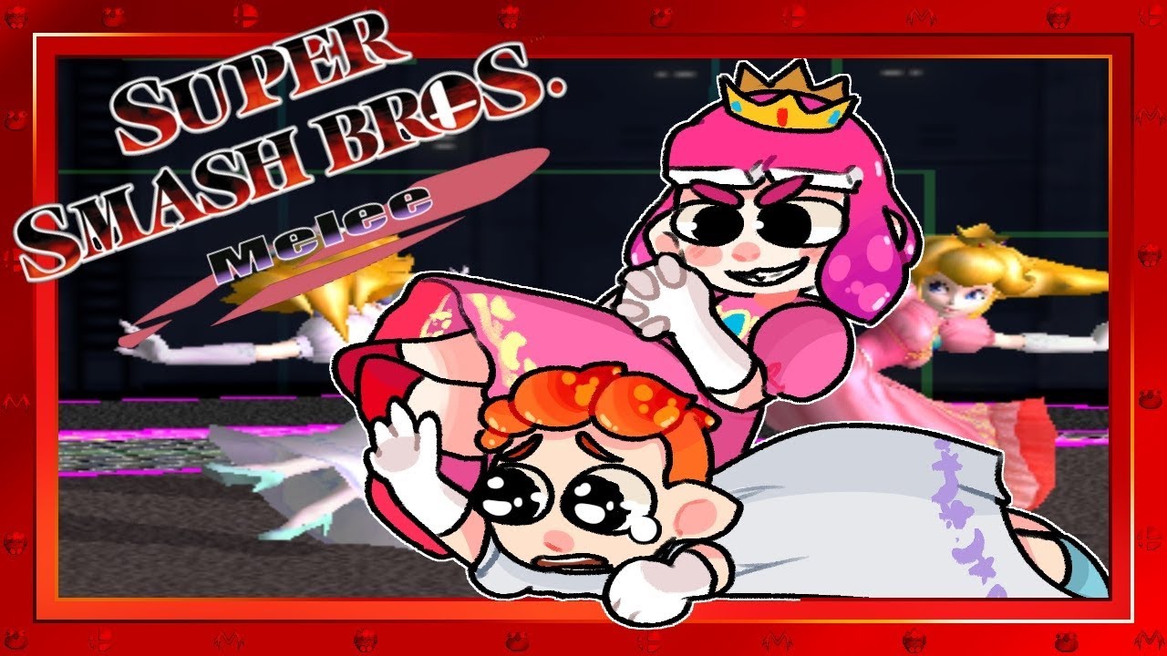 Super Smash Bros Melee Peach Butt Attacks Only With Calliemacn Youtube - princess peach melee its back roblox