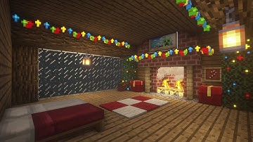 Minecraft Sweden 1 Hour With Fireplace Ambience