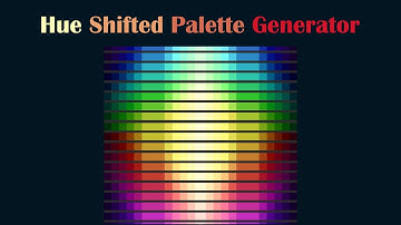 Hue Shifted Palette Generator | Showcase | Unity Asset Store