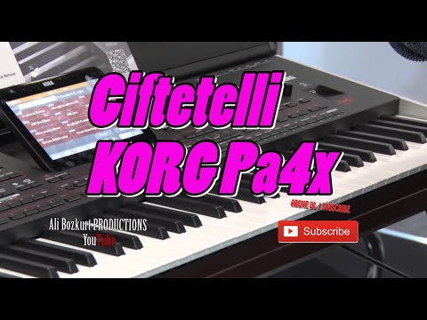 YENI 2020 Ciftetelli KORG Pa4x Dörttelli elektro baglama 4telli saz Oyunhavasi