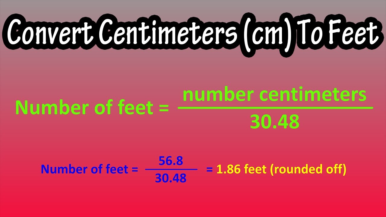 Cm to Feet+Inches Converter (cm to ft)