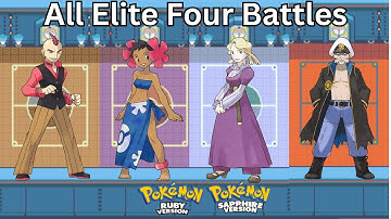 Pokémon Ruby & Sapphire - All Elite Four Battles