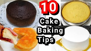 10 जबरदस्त केक बेकिंग टिप्स परफेक्ट केक बनाने के लिये|Eggless Basic Cake Baking Tips and Tricks