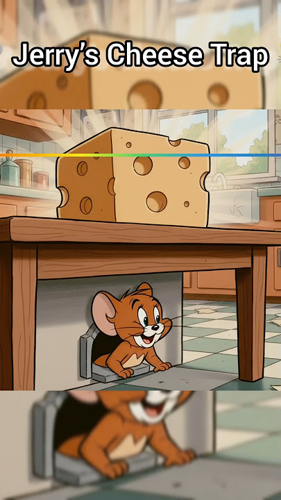 Jerry cheese Trap #trending #funny #jeery #shorts #reel