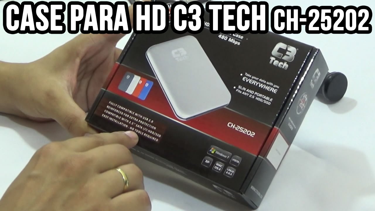 Transformar Hd Interno Em Externo Transformar hd interno em externo - Unboxing case para HD USB C3 Tech