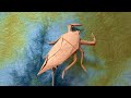 【Origami】Giant water bug How to fold 【折り紙】タガメの折り方