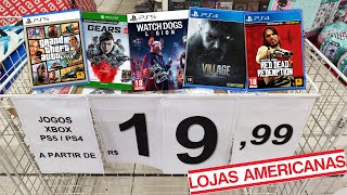 Americanas lança promoção com jogos de Xbox One e PS4 por R$ 20