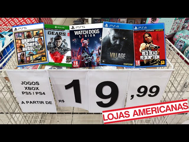 JOGOS DE PS5, PS4 E XBOX POR R$ 19,99 NA AMERICANAS - SALDÃO DE