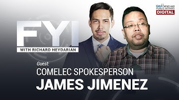 REPLAY: FYI with Richard Heydarian: Interview with Comelec Spox. James Jimenez