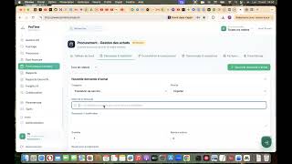 Gestion Des Achats Sur Procument