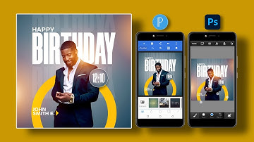 Birthday Flyer Design - Pixellab Tutorial | 2023 |