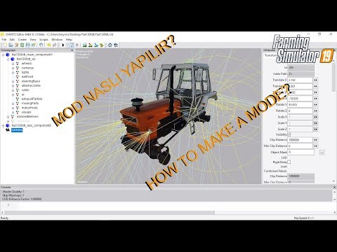 Fs19&rsquo;da kendi modunu yapma / mod nasıl yapılır? make your own mode / how is the mode done?