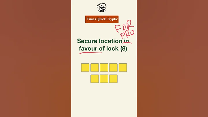 Solving Times Quick Cryptic Crossword