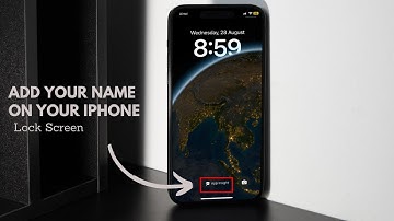 How To Add Your Name On Your iPhone Lock Screen | Put Your Name On Lock Screen iPhone (2024)