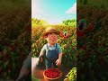 kisan 🧔 ki red mirch ki kheti 🌶🌿 #shotrs #cartoon #redmirch #ytshorts #redchiliplants