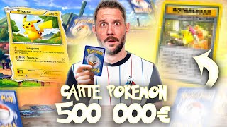 Carte Pokémon à 1€ VS 500 000€ avec David Lafarge ! ( Unique au monde !! )
