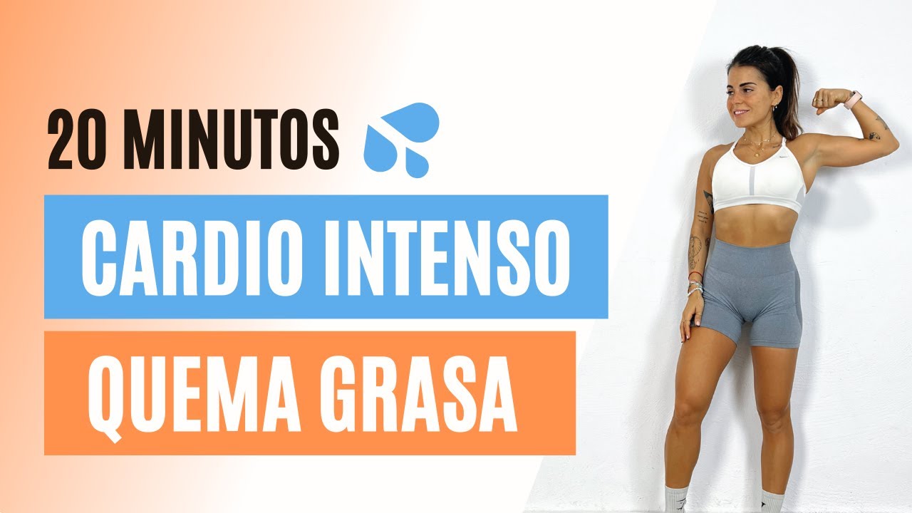 CARDIO en casa PARA QUEMAR GRASA EN TODO EL CUERPO | 20 MIN 💦🔥 - YouTube