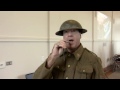 WWI &quot;Victoria Cross&quot; James Richardson honoured in ceremony Chilliwack B.C WWI re-enactor Tim Heller
