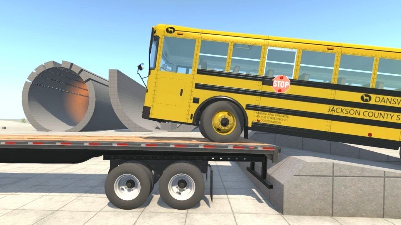 beamng drive type c school bus