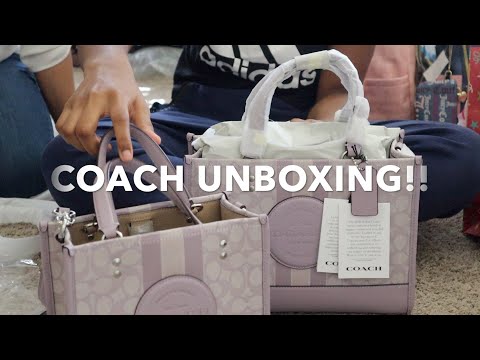 COACH OUTLET UNBOXING!!