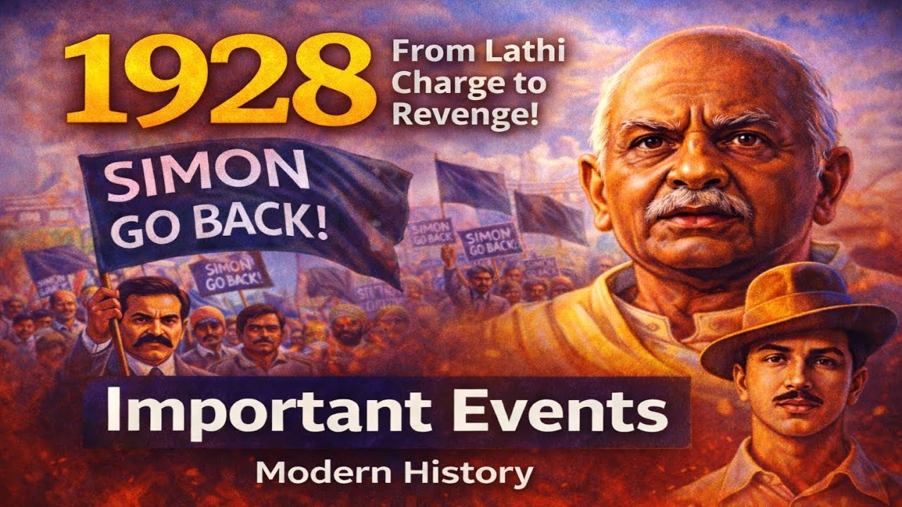1928 की प्रमुख घटनाएँ | साइमन कमीशन विरोध | बारदोली सत्याग्रह | नेहरू रिपोर्ट | लाहौर षड्यंत्र केस