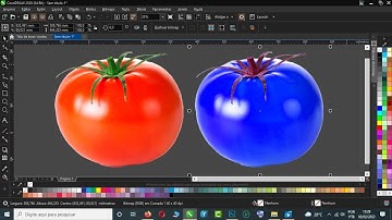 Como trocar cor de objetos no CorelDRAW