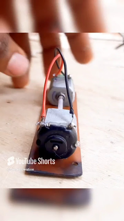 How to make free energy generator using two DC motors #inventions #experiment #motor #dcmotor #diy