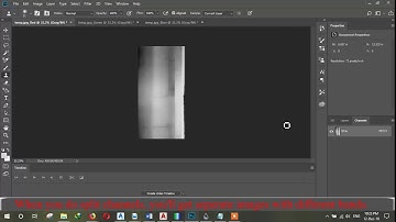 Convert multiband image to single band tiff using photoshop.