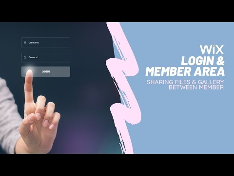 Login & Member Shared Files - Tutorial Website Mudah dengan WIX