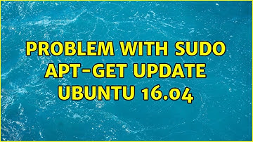 Ubuntu: Problem with sudo apt-get update ubuntu 16.04