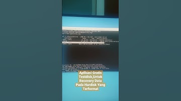 Recovery Data Hardisk Yang Terformat By Testdisk