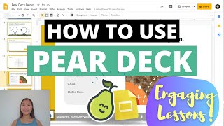 How To Use Pear Deck To Make Engaging & Interactive lessons Quickly. ✨ Great for Distance Learning!