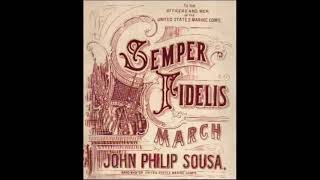 1989 Semper Fidelis Van Jp Sousa Door De Kon Muz Ver Sempre Crescendo Mh-Sd