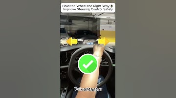 🚗 Hold the Wheel the Right Way 🚦 Improve Steering Control Safely #drivingwrittentestdmv #tips