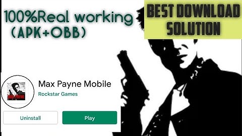 How to download Max Payne in Android Or ios//Only 400 mb // Moster gamer//