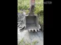 Evakuasi buaya muara sungai Rokan dengan alat berat excavator