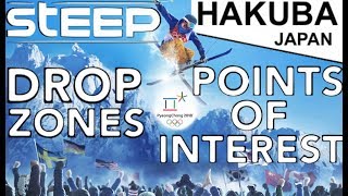 STEEP (Asia) Drop zones & Points of interest HAKUBA - JAPAN