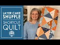 Easy Quarter-Square Triangle Blocks! Layer Cake Shuffle 🎴 Shortcut Quilt Pattern | Fat Quarter Shop
